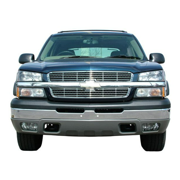 Compatible With Chevy Silverado Silver Ice Metallic 2 Sets of Custom Vinyl Overlays Non Smart Key Feature 2014-2020 